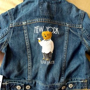 Blue Denim Polo Really Lauren Kid Jacket - New York Bear
